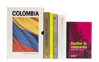 Sullivan, Edward J / Rouillard, Patrick / Villegas, Benjamín... Libros sobre arte de Brasil, Argentina y Colombia. Pzs: 6.