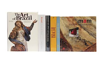 Sullivan, Edward J / Lemos, Carlos / Pontual, Roberto / D’Horta, Vera / Bardi, P.M. Libros sobre Arte Brasileño. Pzs: 6.