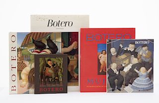 Fuentes, Carlos / Restany, Pierre / Botero, Fernando. Libros sobre Fernando Botero. Piezas: 5.