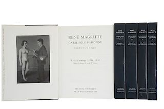 Sylvester, David. René Magritte, Catalogue Raisonné. London: The Menil Foundation -Philip Wilson Publishers, 1992. Tomos I - V. Pzas: 5