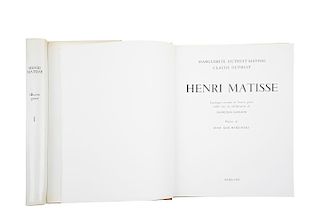 Duthuit-Matisse, Marguerite - Duthuit, Claude... Henri Matisse, Catalogue Raisonné de L’oeuvre Gravé. Paris, 1983. Tomos I-II. Pzas: 2.