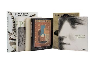 Wye, Deborah / Baer, Brigitte/ Leighton, Patricia/ Clair, Jean /McCully, Marilyn / Weiss, Jeffrey. Libros sobre Pablo Picasso. Piezas:6