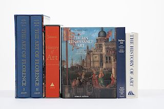 Andres, Glenn / Hart, Frederick / Braun, Emily / Janson, H. W. y Anthony F. / Sgarbi, Vitorio. Libros sobre Historia del Arte. Piezas:6