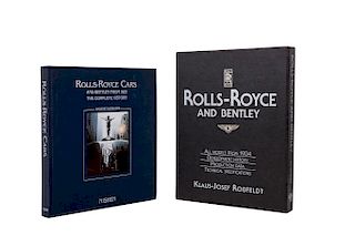 Schrader, Halwart / Robfeldt, Klaus. Rolls - Royce Cars / Rolls - Royce and Bentley. London / USA, 1989 / 1991. Piezas: 2.