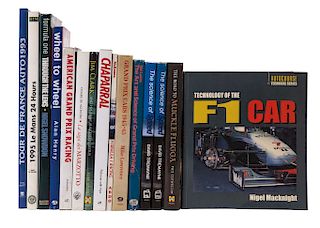Lauda, Niki / Granet, Francois / Teissedre, Jean-Marc / Snowdon, Nigel / Henry, Alan... Libros sobre Carreras. Piezas: 15