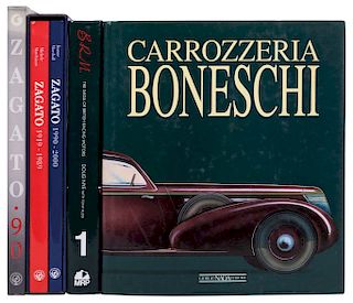Nye, Doug /Puttini, Sergio / Marchiano, Michele / Zagato, Andrea. The Saga of British Racing Motors / Carrozzeria Boneschi... Piezas: 5