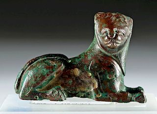 Greek Archaic Bronze Lion, ex-Leo Mildenberg