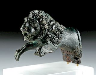 Important Roman Bronze Lion, ex-Lord Swansea