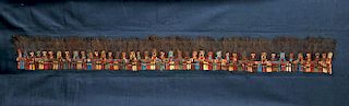 Proto Nazca Textile Figural Border - Munecas