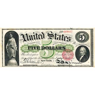 U.S. 1863 $5 LEGAL TENDER NOTE