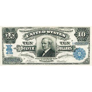 U.S. 1908 $10 SILVER CERTIFICATE