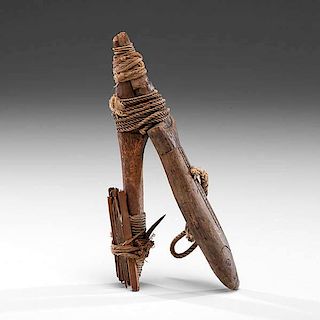 Tlingit Figural Halibut Hook 