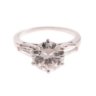 A Ladies 2 ct. Diamond Solitaire Ring in 14K Gold