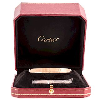 A Cartier Love Bracelet in Pink Gold