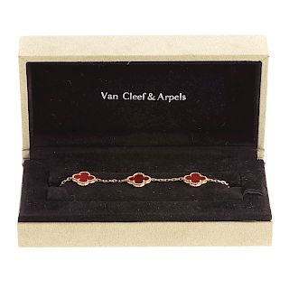 A Van Cleef & Arpels Alhambra 5 Motifs Bracelet