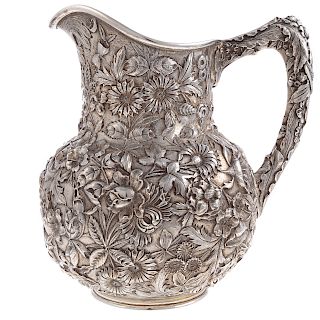 Kirk "Repousse" Sterling Water Pitcher