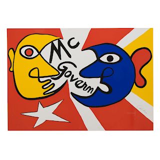 Alexander Calder. "Mc Govern for Mc Government"
