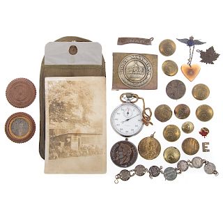 WW1 Canadian Military Items, Incl.: Buttons,