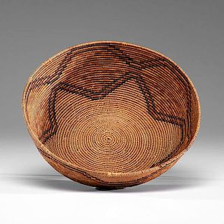 California Mission Basket Deaccessioned from a Midwestern Museum 