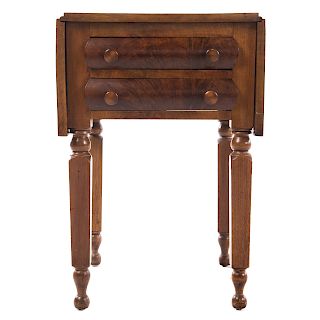 Federal New Jersey/New York Mahogany Work Table