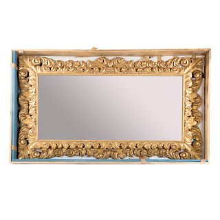 Italian Baroque Style Gilt Wood Mirror