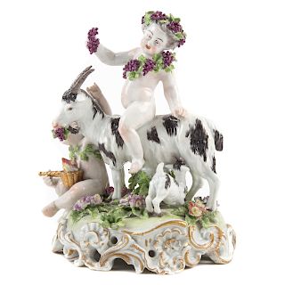 Samson Porcelain Classical Figural Group