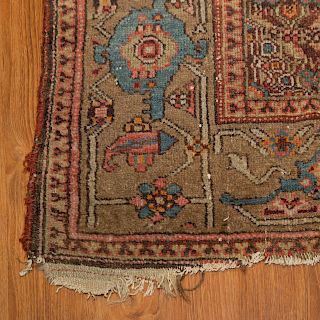 Antique Hamadan Rug, Persia, 3 x 8.8