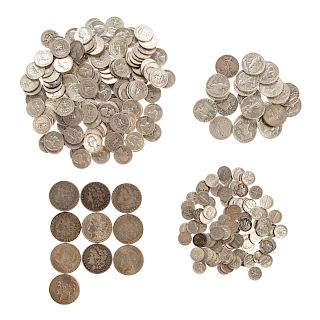 US Silver coins -$56.05 Face & 10 Silver Dollars