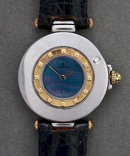 Jaeger LeCoultre 18K Gold Stainless Diamond Watch
