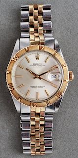 Rolex 18K Gold SS Oyster Perpetual Datejust Watch
