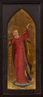 Fra Angelico after "Angel" Tempera on Gilt Panel
