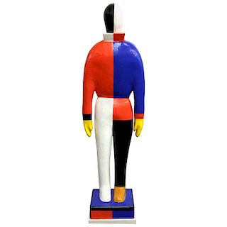 "Sportsmen" Figural Sculpture After K. Malevich