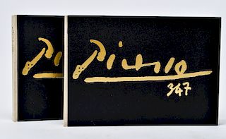 "Picasso 347" 1970 First Edition Two Volume Set