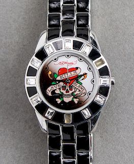 Ed Hardy Stainless Steel Ladies' Wristwatch