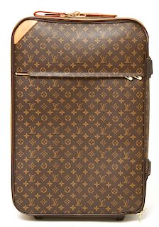 Louis Vuitton Monogrammed Rolling Suitcase