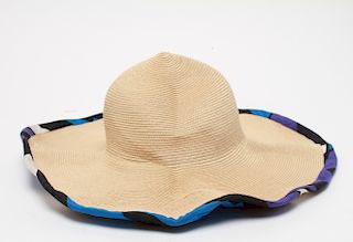 Emilio Pucci Vintage Ladies' Wide Brim Sun Hat