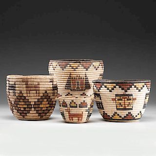 Hopi Second Mesa Figural Baskets 