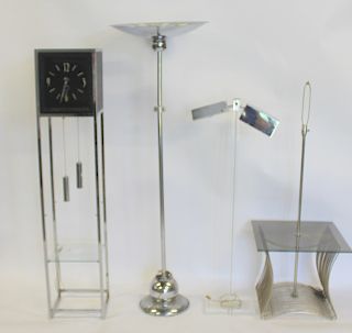 MIDCENTURY. Lot of Chrome and Lucite Items.
