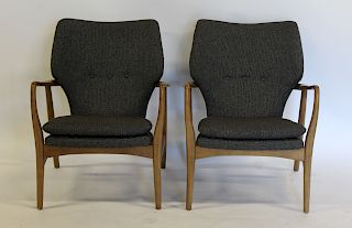 Pair of Vintage Restoration Hardware Arm Chairs