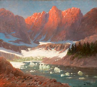 John Fery (1859–1934): Iceberg Lake, Glacier Park