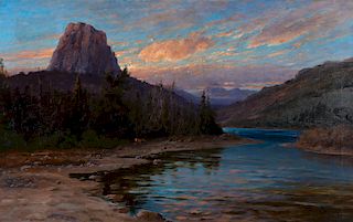 John Fery (1859–1934): Chief Mountian – Glacier Park (circa 1915)