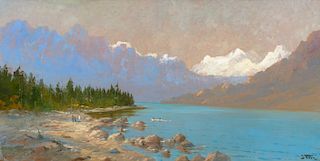 John Fery (1859–1934): Canoeing, Lake Saint Mary