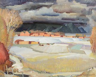 Victor Higgins (1884–1949): Taos in Winter