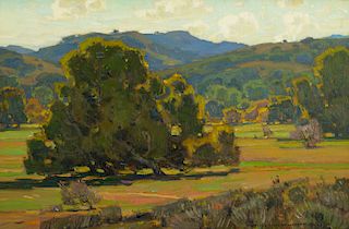 William Wendt (1865–1946): The First Touch of Autumn (1925)