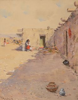 Frank P. Sauerwein (1871–1910): At the Pueblo (1899)