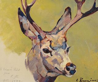 Carl Rungius (1869–1959): Mule Deer (1946)