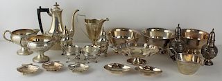 STERLING. Assorted American Sterling Hollow Ware.