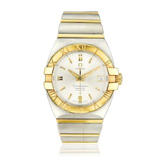 OMEGA Constellation Double Eagle Perpetual Calendar Ref. 1211.30.00 in 18K Gold and Steel
