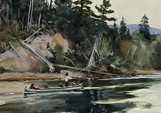 Ogden M. Pleissner (1905-1983) Two Watercolors