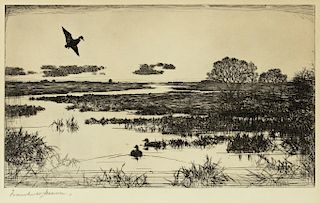 Frank W. Benson (1862-1951) Four Wildlife Prints